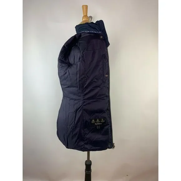 Barbour Goldfinch Blue Quilted Womans Jacket - Picture 10 of 13